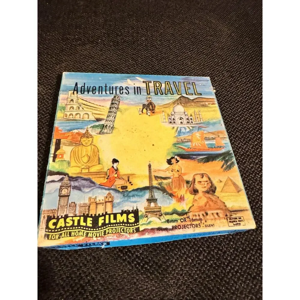 Vintage Castle Films Adventures In Travel Hawaii State Of Paradise 8mm Film Reel